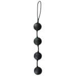 Βελούδινες Ερωτικές Μπάλες Velvet Balls 4 Black