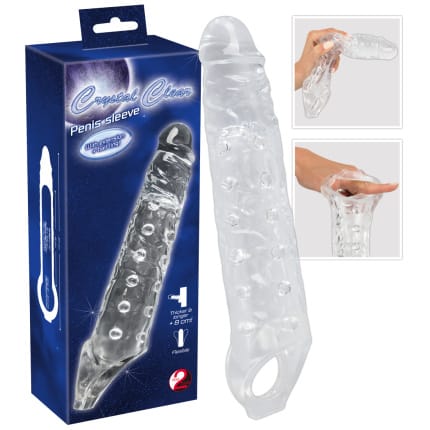 Διάφανο Μανίκι Πέους Penis sleeve Crystal Clear