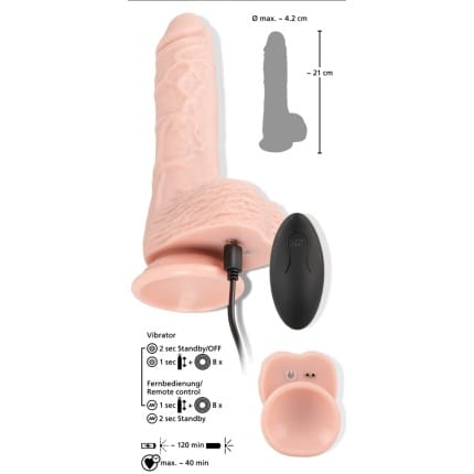 Δονητής Ιατρικής Σιλικόνης RC Medical Silicone Vibrator