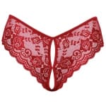 Σέξι κόκκινο εσώρουχο με κορδέλα Cottelli Collection