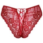 Σέξι κόκκινο εσώρουχο με κορδέλα Cottelli Collection