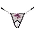 Στρίνγκ με λουλούδι και πέρλες sex shop