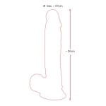 Ρεαλιστικό ομοίωμα πέους Bendable Small Dildo