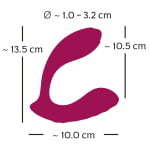 Δονητής Με Χειριστήριο Bendable RC Panty Vibe