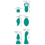 Δονητής RC Mini Vibrator Τεσσάρων Εξαρτημάτων
