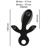 Τριπλός Δονητής Φουσκώματος Inflatable Triple Vibrator