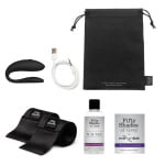 Σετ Δονητή Χειροπέδες Και Λάδι Μασάζ Moving As One Kit