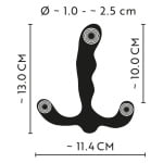 Τριπλός Δονητής Flexible Prostate Stimulator