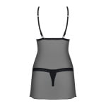 Σετ babydoll με ανοιχτό στήθος και στρίνγκ Obsessive