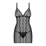 Σετ διαφανές babydoll και στρίνγκ Lucita Obsessive