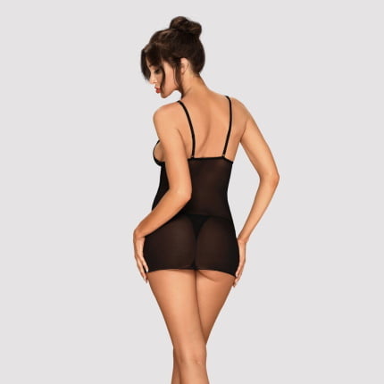 Σετ διαφανές babydoll και στρίνγκ Lucita Obsessive
