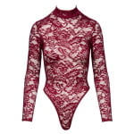 Κόκκινο δαντελωτό κορμάκι Cottelli Collection