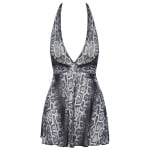 Μίνι φιδέ εξώπλατο φόρεμα Cottelli Collection