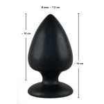 Πρωκτική σφήνα σιλικόνης Butt Plug Large