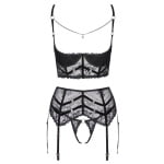 Σετ ζαρτιέρας με έξω το στήθος Cottelli Collection