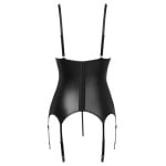 Σετ με κορσέ από μωβ δαντέλα Cottelli Collection