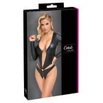 Μαύρο ματ κορμάκι χωρίς καβάλο Cottelli Collection
