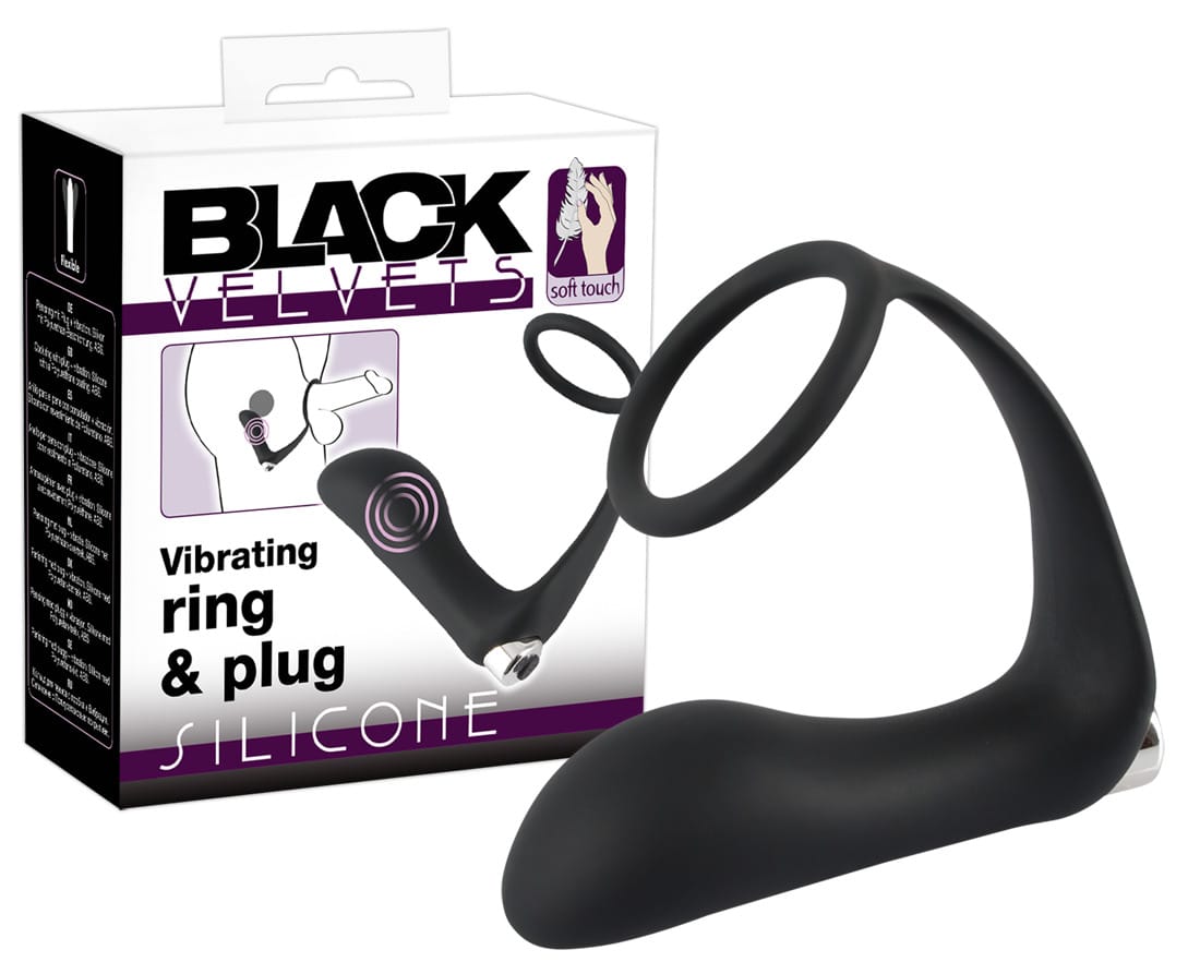 05958530000-donitis-prostati-me-dachtylidi-ring-plug (2) Δονητής Προστάτη με Δαχτυλίδι Ring & Plug