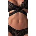 Μαύρο σέξι σετ εσωρούχων sex shop Blomentis Obsessive