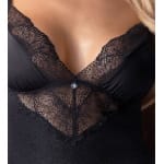 Μαύρο σετ με babydoll Lobellis Obsessive