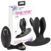 Διπλή πρωκτική σφήνα Vibrating Expander Butt Plug