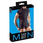 Μαύρη μπλούζα με διαφάνειες Svenjoyment