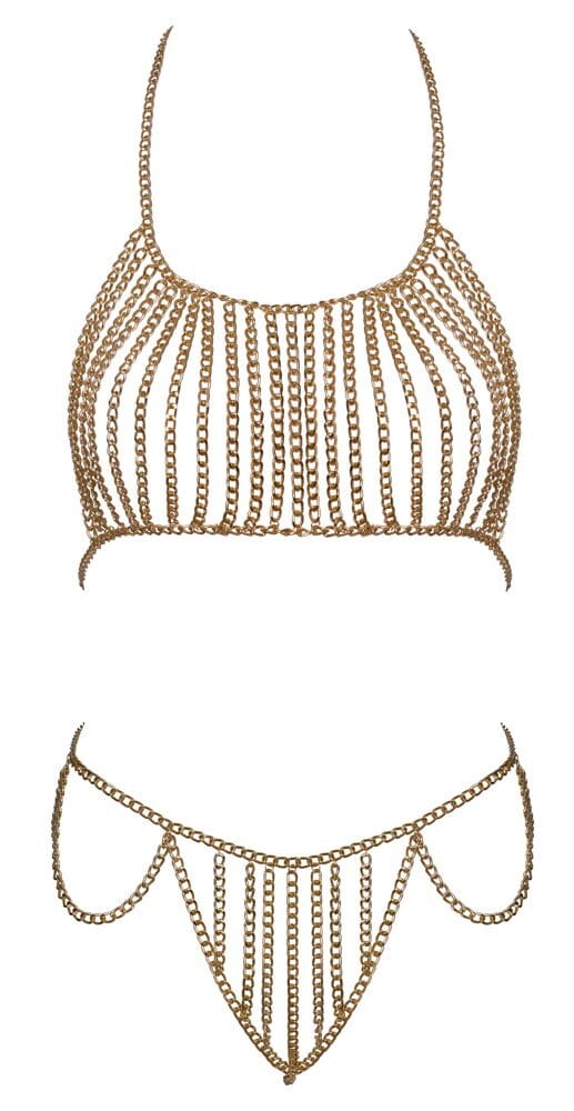 24505346001_sexi_chryso_set_metallikon_alysidon Σέξι χρυσό σετ μεταλλικών αλυσίδων Cottelli Collection
