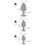 Σετ Πρωκτικές Σφήνες Metal Butt Plug Set