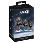 Σετ Πρωκτικές Σφήνες Metal Butt Plug Set
