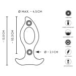 Πρωκτική Σφήνα RC Butt Plug with a Hole - Image 4