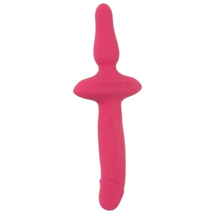 Διπλός Δονητής Σφήνα 2in1 Vibrator + Butt Plug
