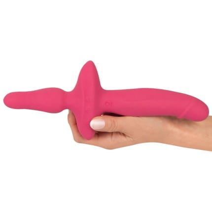 Διπλός Δονητής Σφήνα 2in1 Vibrator + Butt Plug