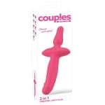 Διπλός Δονητής Σφήνα 2in1 Vibrator + Butt Plug