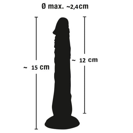 Ομοίωμα πέους με βεντούζα G-Girl Style 5" NMC