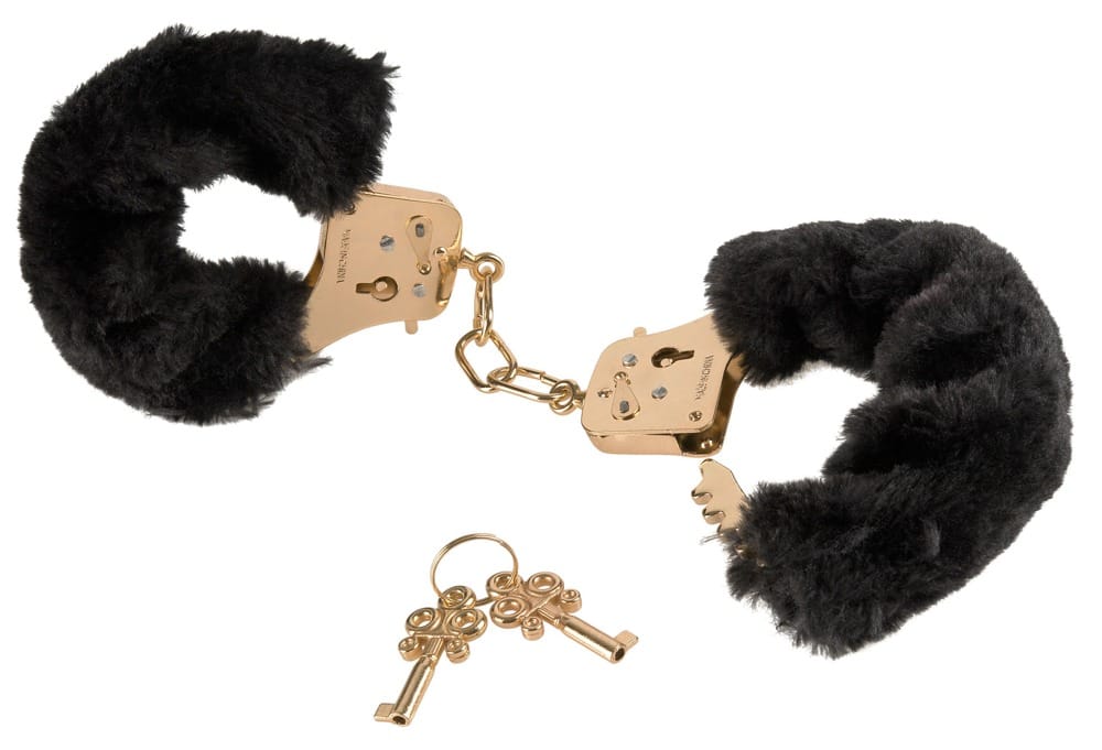 05407140000-metallikes-cheiropedes-deluxe-furry-cuffs (1) Μεταλλικές Χειροπέδες Deluxe Furry Cuffs