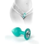 Δαντελένιο Εσώρουχο με υποδοχή για σφήνα Crotchless Secret Gem