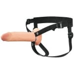 Μανίκι Πέους με Strap-on Hollow Silicone