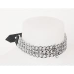 Δερμάτινο Κολάρο με μεταλλικές αλυσίδες Chain Collar ZADO