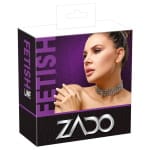 Δερμάτινο Κολάρο με μεταλλικές αλυσίδες Chain Collar ZADO