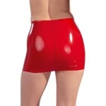 Κόκκινη μίνι φούστα Latex Mini Skirt