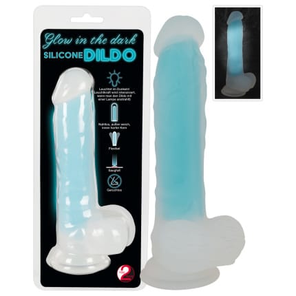 Φωσφόριζε Πέος Σιλικόνης Glow in the Dark