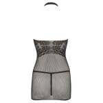 Μαύρο μίνι διχτυωτό φόρεμα Net Dress Mandy Mystery Lingerie