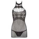 Μαύρο μίνι διχτυωτό φόρεμα Net Dress Mandy Mystery Lingerie