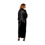 Κιμονό Σατέν Μαύρο Γυαλιστερό Kimono Cottelli LINGERIE