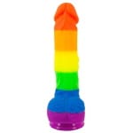 Πολύχρωμο Ρεαλιστικό Dildo PRIDE!