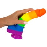 Πολύχρωμο Ρεαλιστικό Dildo PRIDE!
