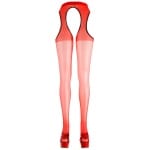 Καλσόν Με Ανοίγματα Αυτοκινήτου Sex Tights red