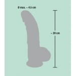 Ομοίωμα Πέους Ιατρικής Σιλικόνης 20 Εκ Medical Silicone Dildo