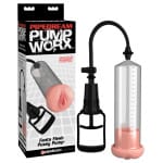 Μεγεθυντής πέους με Αυνανιστήρι Fanta Flesh Pussy Pump