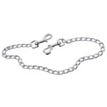 Ασημένια μεταλλική αλυσίδα Metal Chain 50 εκ